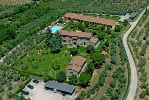 Letecký snímek ubytování Agriturismo Cortoreggio