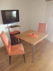 Televízia a/alebo spoločenská miestnosť v ubytovaní Studio Apartman Kamelija + 1 fotografia