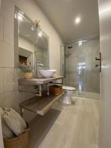 Kylpyhuone majoituspaikassa Casa do Toupeiro