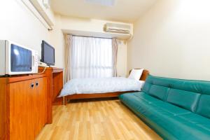 TV a/nebo společenská místnost v ubytování FLEXSTAY INN Tamagawa