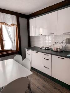 مطبخ أو مطبخ صغير في Apartments HAN Alifakovac-Sarajevo