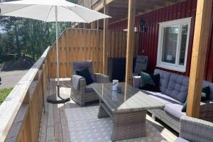 Χώρος καθιστικού στο Järvsö Sport Resort- Lgh B