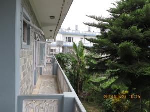 Balkon oz. terasa v nastanitvi New United Hotel