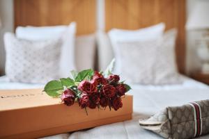 Voodi või voodid majutusasutuse Hotel Continental Relax & Spa toas