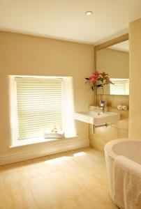 A bathroom at Hack and Spade 