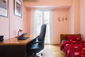 Postel nebo postele na pokoji v ubytování Flat in central Athens - Pangrati