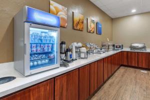 a large refrigerator in a pharmacyacistacistacistacist at Comfort Inn Santa Rosa on Route 66 in Santa Rosa