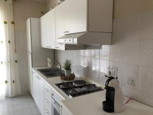 Kuchyň nebo kuchyňský kout v ubytování Cuc Apartment
