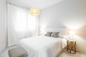 Posteľ alebo postele v izbe v ubytovaní Pinar Vip Class Malaga C/Alcazabilla