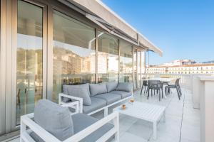 Balkón alebo terasa v ubytovaní Pinar Vip Class Malaga C/Alcazabilla