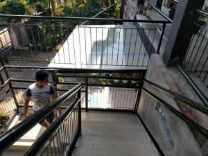מרפסת או טרסה ב-Kendang Kempul Hostel