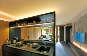 Cucina o angolo cottura di Ferienparadies Natterer See