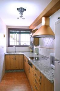 Dapur atau dapur kecil di Casa Rural Arados