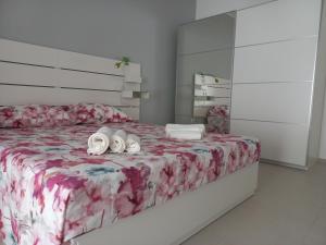 Postel nebo postele na pokoji v ubytování Laguna house