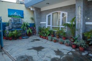 Un jardín fuera de Hotel Bougainvillea