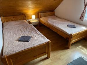 Postel nebo postele na pokoji v ubytování Privát Dalibor