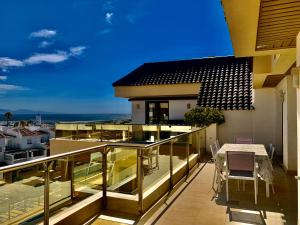 A balcony or terrace at SEA & CASTILLO VIEW