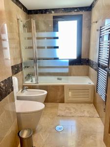 A bathroom at SEA & CASTILLO VIEW