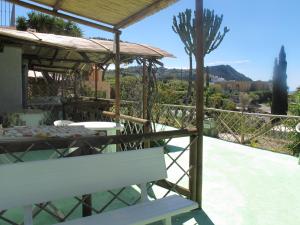 a view from the balcony of a house at Aparthotel Villa Marinù in Ischia