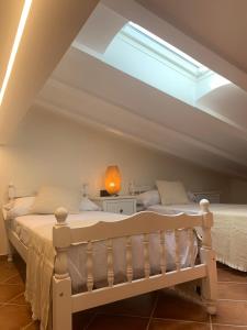 Cama o camas de una habitación en Bio Resort Mediterráneo