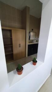 Kuchyň nebo kuchyňský kout v ubytování Hotel boutique turquesa