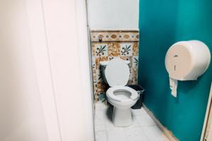 Koupelna v ubytování Casa Veeyuu