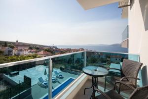 Μπαλκόνι ή βεράντα στο Apartments BlueView