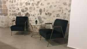 Posezení v ubytování Masseria Torre Saracena