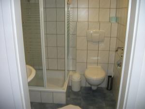 Koupelna v ubytování Deutsches Haus