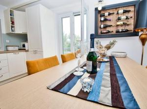Kuchyň nebo kuchyňský kout v ubytování Beach House Calendula