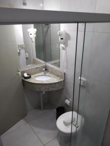 Koupelna v ubytování Hotel Iguaçu