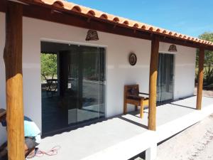 Balkón nebo terasa v ubytování Morere Jungle Lodge