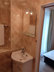 Koupelna v ubytování Apartmány Sedmikráska