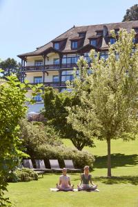 Zahrada ubytování Hôtel Ermitage