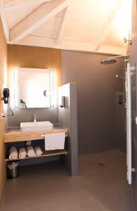 A bathroom at Weingut Georgium