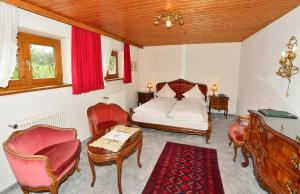 Postel nebo postele na pokoji v ubytování Haus Orplid