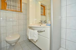 Koupelna v ubytování Haus Orplid