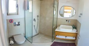 Koupelna v ubytování ArtHill eco villas