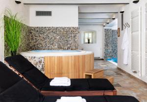 Istumisnurk majutusasutuses Wellness Hotel Florián České Žleby