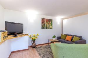 Televízia a/alebo spoločenská miestnosť v ubytovaní Studio Apartment Paljar