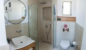Koupelna v ubytování ArtHill eco villas