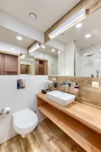 Koupelna v ubytování Hotel Wena