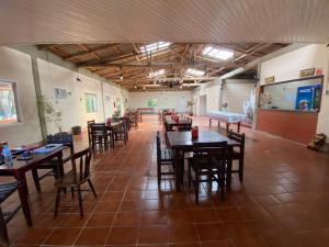 En restaurant eller et andet spisested på Hotel Fazenda Fortaleza das Aguas