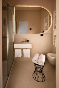 Koupelna v ubytování Elide Design Hotel