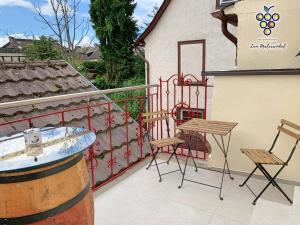 Μπαλκόνι ή βεράντα στο Fewo Zum Malerwinkel - Rüdesheim +47 φωτογραφίες