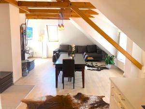 Posezení v ubytování Gästeapartments Rossatz
