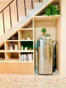 Dapur atau dapur kecil di 小院子4人至6人包棟民宿