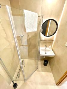 Koupelna v ubytování Villa Pinus Slovenský raj - Hotel Čingov dependance