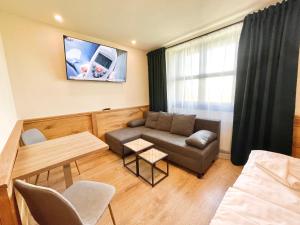 TV a/nebo společenská místnost v ubytování Villa Pinus Slovenský raj - Hotel Čingov dependance