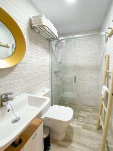 Kúpeľňa v ubytovaní Casa La Fuente + 8 fotografií